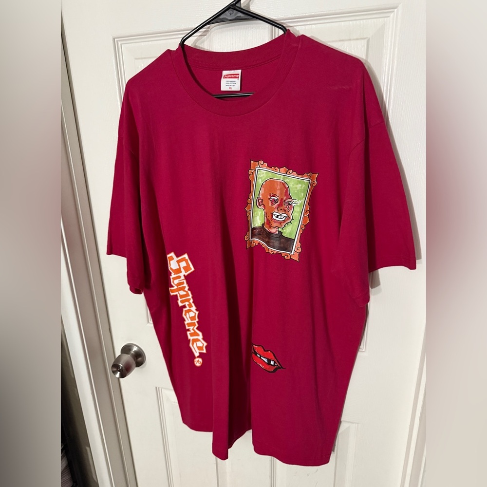 Supreme Gonz Portrait Tee Magenta Size X-Large